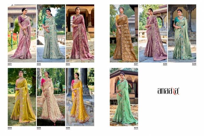 Anaara By Tathastu 6201 To 6210 Series Saree Wholesale Online